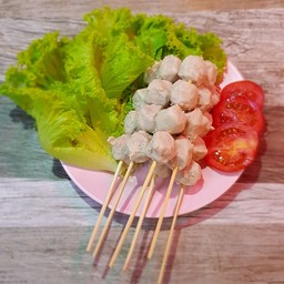 ลูกชิ้น เอ็นหมู ย่าง