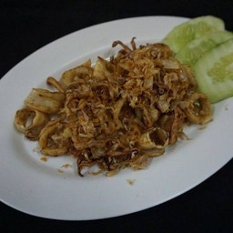 หมึกทอดกระเทียม
