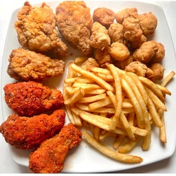 [อร่อยซ่ากับโค้ก] ไก่อ้วนชุดใหญ่ +  โค้ก ออริจินัล (กระป๋อง)