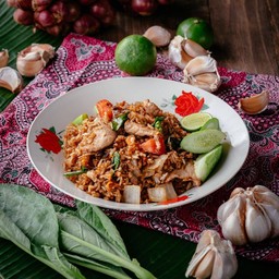 ข้าวผัดรถไฟหมูไข่เป็ดทุ่ง