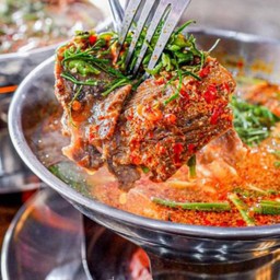 DSET หม้อไฟต้มยำ(เนื้อตุ๋น)+ข้าว1