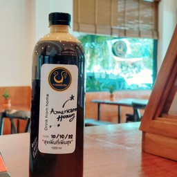 อเมริกาโน่น้ำผึ้ง ขวดลิตรจุใจ