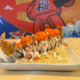 โรลกุ้งทอดมาโย