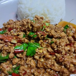 ข้าวกระเพราหมูสับ