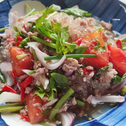 ยำวุ้นเส้นหมูสับ