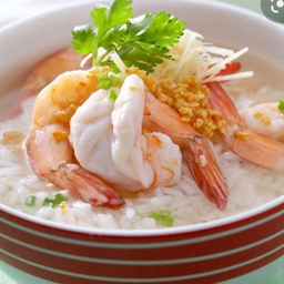 ข้าวต้ม(ไก่,กุ้ง,เนื้อ,ปลาหมึก)