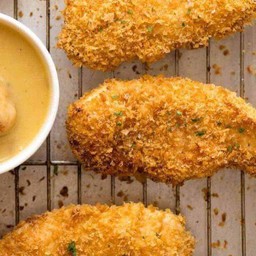 ไก่ทอดฝ่ามือ ไก่กรอบ ดิปครีมซอสเลม่อน