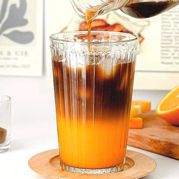 ⭐4.8(17) - Iced Mandarin Black Coffee 🍊 กาแฟส้มแมนดาริน