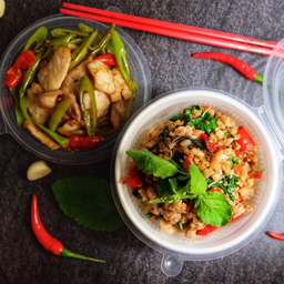 [เมนูราดข้าวถ้วยโบลว์] ไซต์กำลังอิ่ม 750 ml.