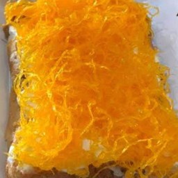 ขนมปังปิ้งฝอยทอง