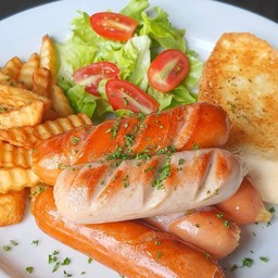 Sausage Mixed Grill (ไส้กรอกเยอรมันรวมย่าง)