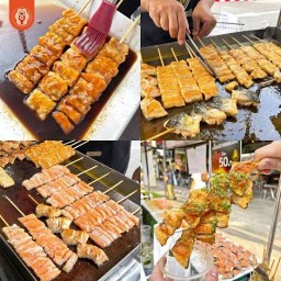 แซลมอนย่างเนย ซีฟู้ดรสเด็ด