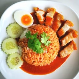 ข้าวหมูกรอบ