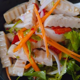 ตำซั่วหมูยอน้ำปลาร้าหอมๆต้องลอง