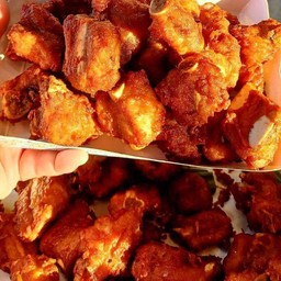 ซี่โครงหมูทอด 1 ขีด