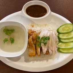 Set A3 ข้าวมันไก่ต้ม+ข้าวมันไก่ทอด+ข้าวมันไก่ผสม