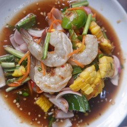 ยำกุ้งสด