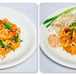 ผัดไทยกุ้งสด + ผัดไทยกุ้งสด