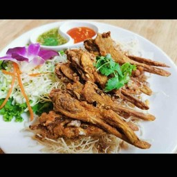 ปากเป็ดทอดกระเทียม