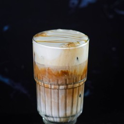 Iced Coffee Salted Caramel Latte