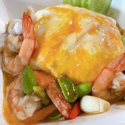 ไข่ข้นผัดกะปิสะตอ