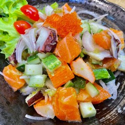 ยำ  ปลาดิบรวม