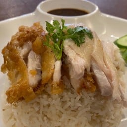 Set A2 ข้าวมันไก่ต้ม+ข้าวมันไก่ทอด+น้ำเปล่า x2