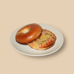 Bagel Ham Cheese Pizza