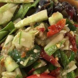 ตำแตงปูนาร้าปลากรอบ