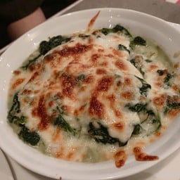 Spinach  with Mixed  Cheese