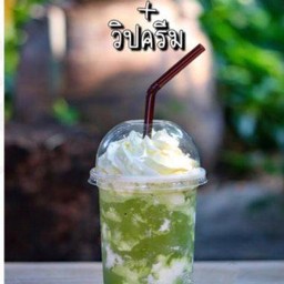 มัทฉะปั่นลายหินอ่อน