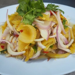 ยำผักกาดดอง