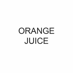 Orange Juice น้ำส้มคั้นสด
