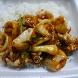 ข้าวราดผัดพริกเผา