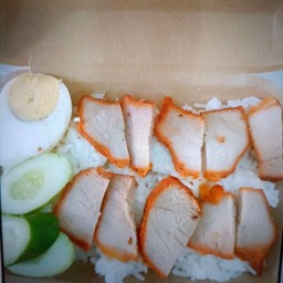 ข้าวหมูแดงล้วน