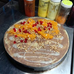 เม็ดมะม่วง+นูเทลล่า+ฝอยทอง+เยลลี