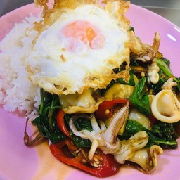 ผัดขี้เมาทะเล