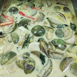 แกงเขียวหวานเจ + ข้าว