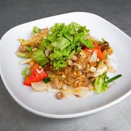 วุ้นเส้นผัดไข่