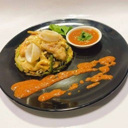 สุกี้แห้ง กุ้ง