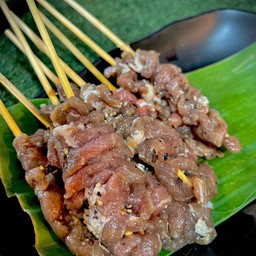 เนื้อหมูสันในหมัก10ไม้แถม1