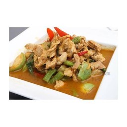 แกงป่าราดข้าว