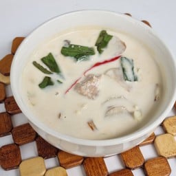 แกงข่าไก่+ข้าวสวย