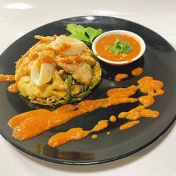 สุกี้แห้ง หมู