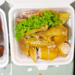 ไก่บ้านต้มน้ำปลา