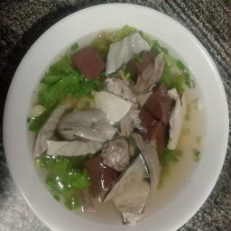 ตามสั่ง เกาเหลาเครื่องในหมู กะพังซอย 6 Pork offal soup