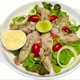 สลัดปลาดอลลี่ย่าง