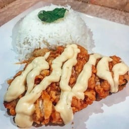 ข้าวไก่ทอดซอสซาวครีมและหัวหอม(Sour Cream &Onion)