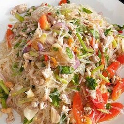ยำวุ้นเส้น หมูสับ