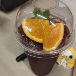 Iced Black coffee limenade